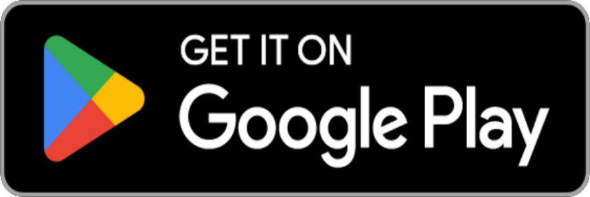 white text on black background displays'Download on the Google Play' featuring the google play logo