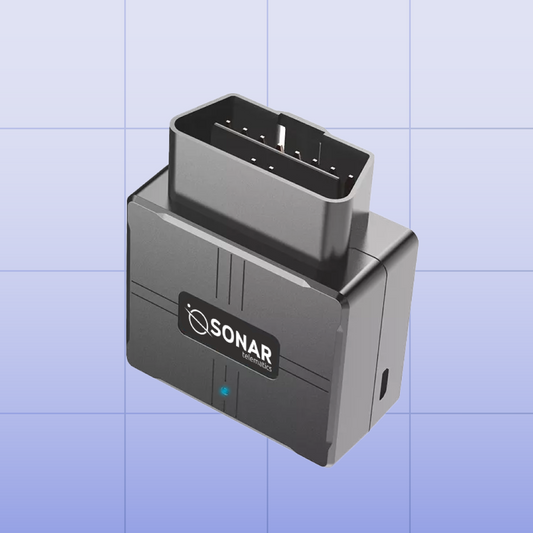 Sonar OBD2 GPS tracker for cars with real-time vehicle tracking and engine diagnostics